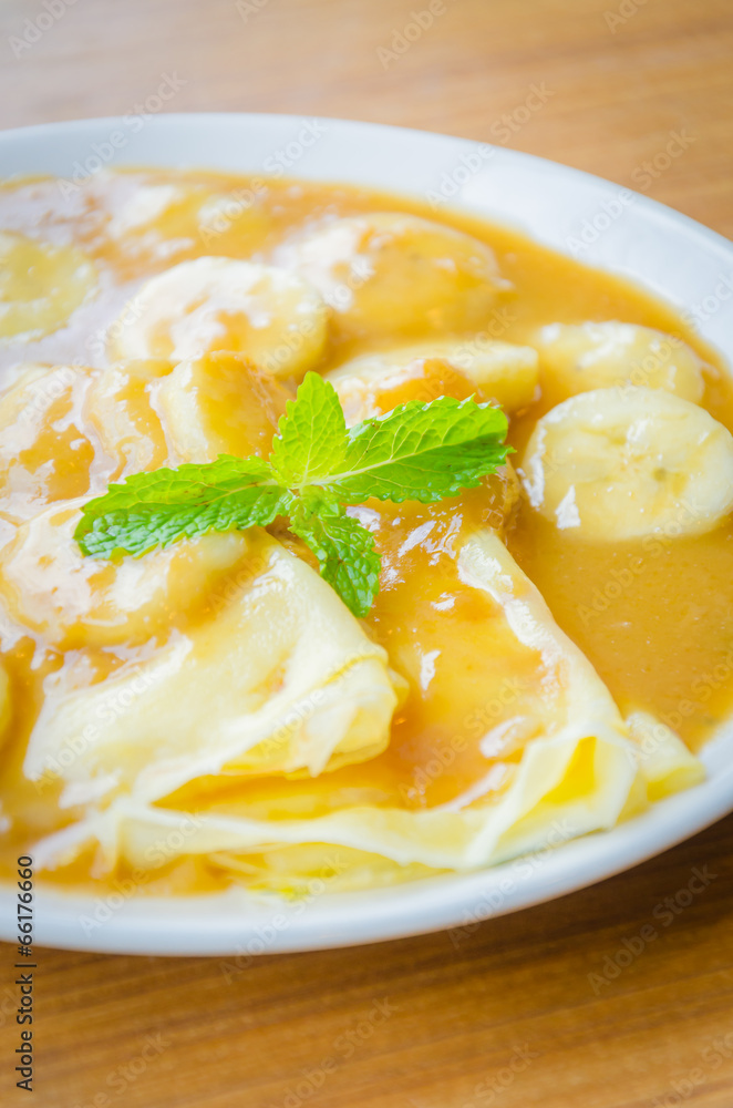 Crepe banana Crepe banana