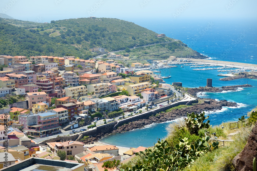 Scenic view at Castelsardo town