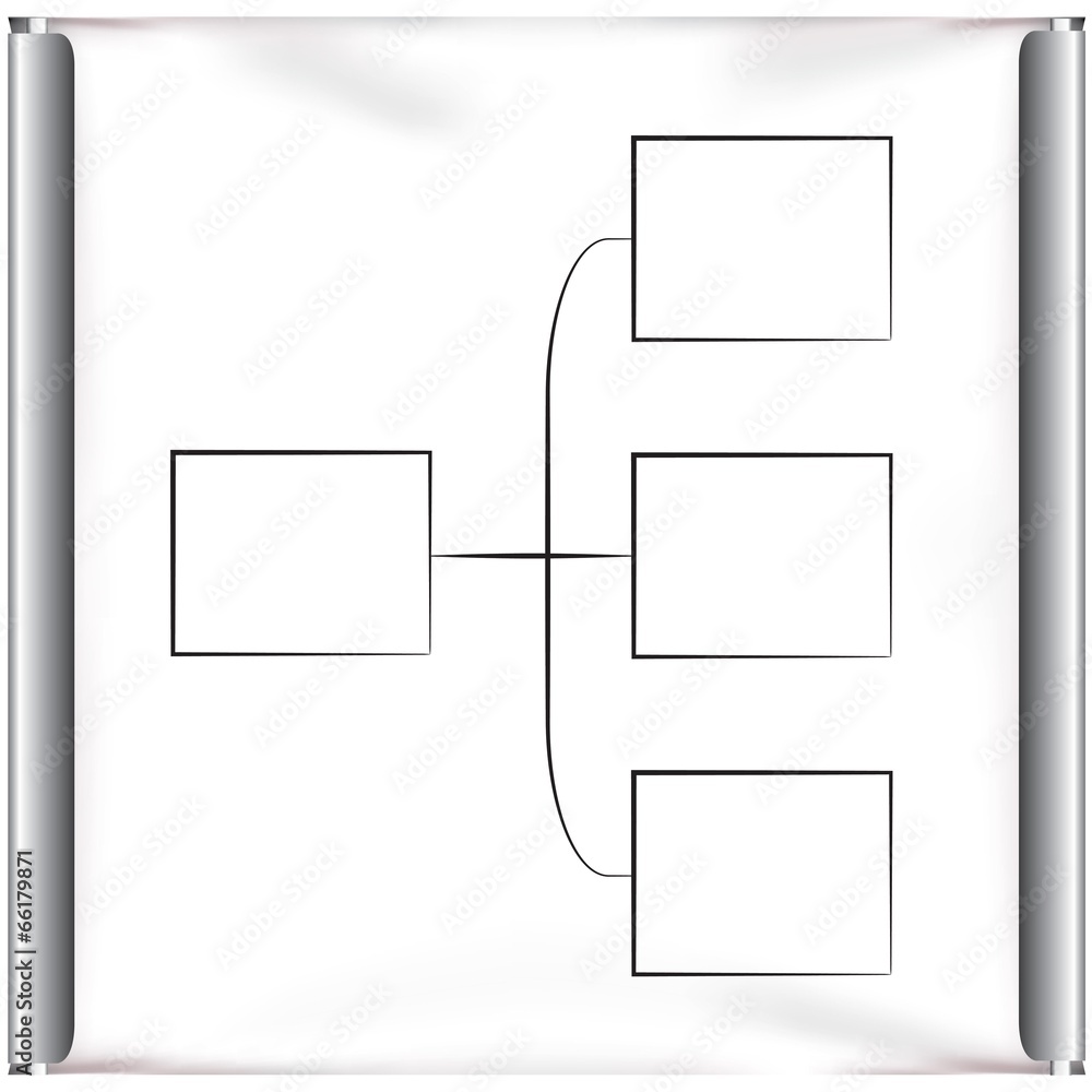 square flow chart in projector screen square flow chart in projector screen