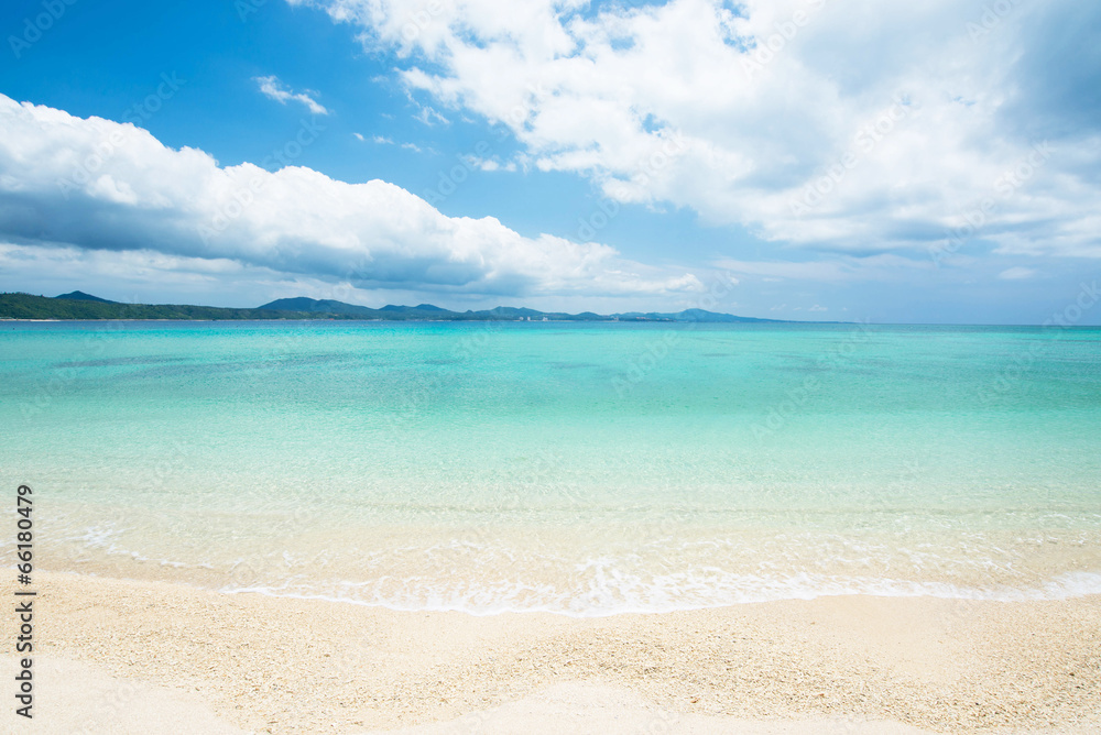 沖縄の海　21世紀の森ビーチ