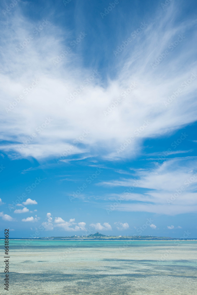 沖縄の海　備瀬海岸