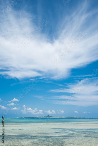 沖縄の海 備瀬海岸