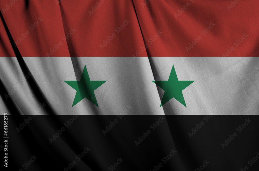 Flag of Syria. Flag of Syria.