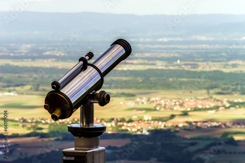Big telescope on the point of view