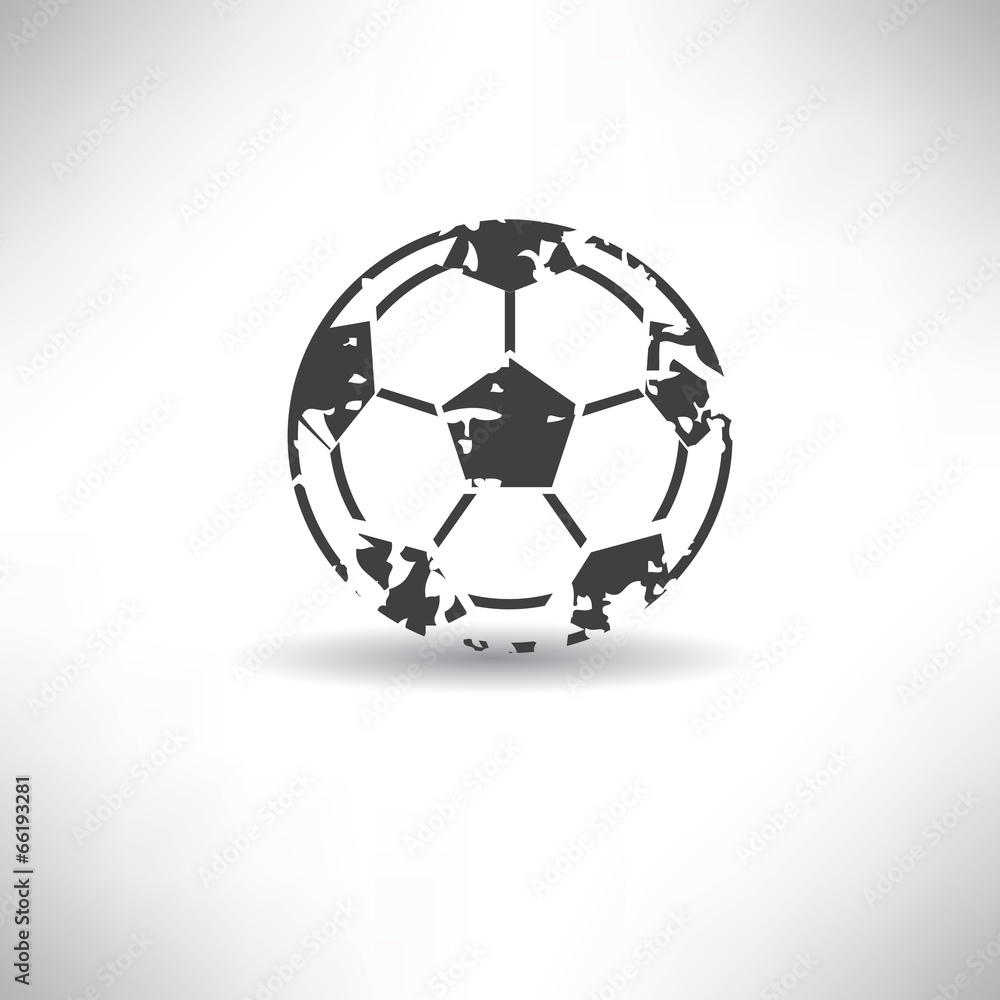 Football symbol,grunge vector Football symbol,grunge vector