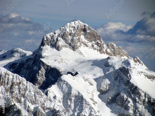 Mountain Triglav in winter photo