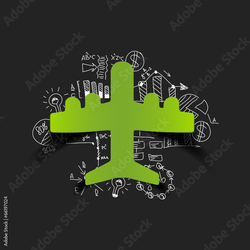 Drawing business formulas: plane