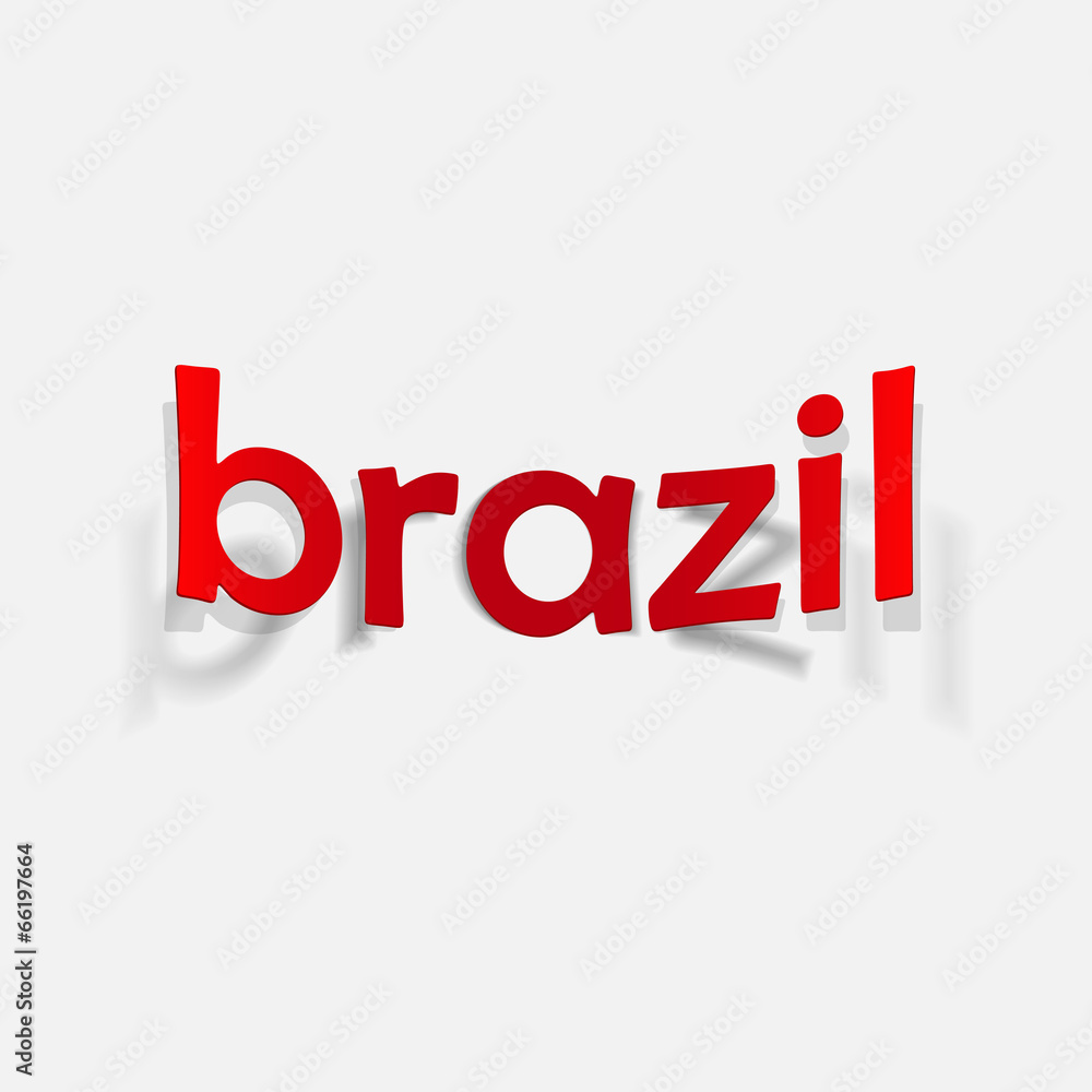 realistic design element: brazil realistic design element: brazil