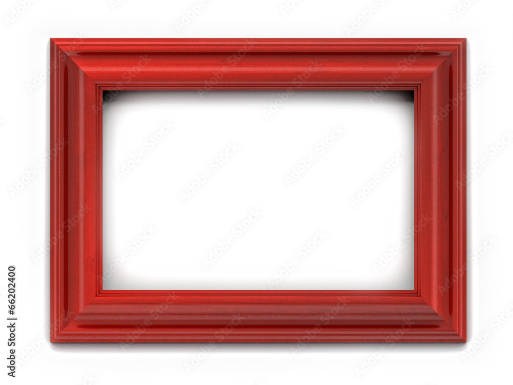 3d wooden frame isolated on white backgroun 3d wooden frame isolated on white backgroun