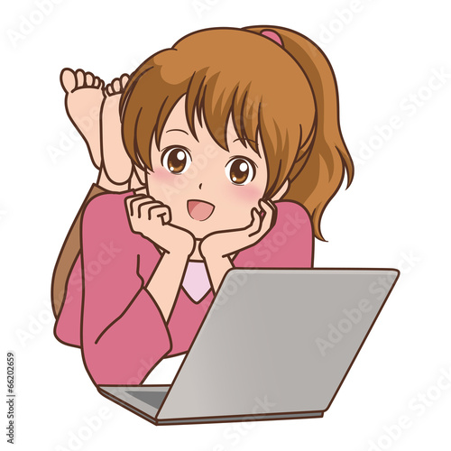 女の子　リラックス