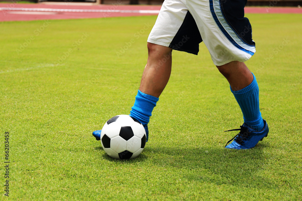 soccer player running with ball soccer player running with ball