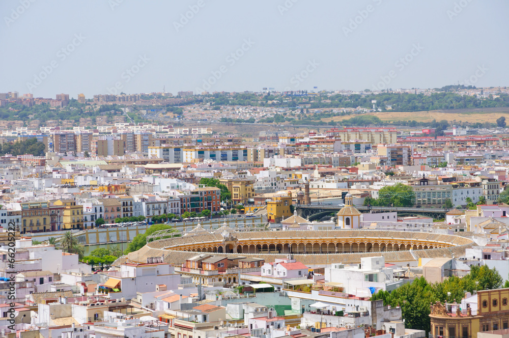 Cityscape in Sevilla, Spain