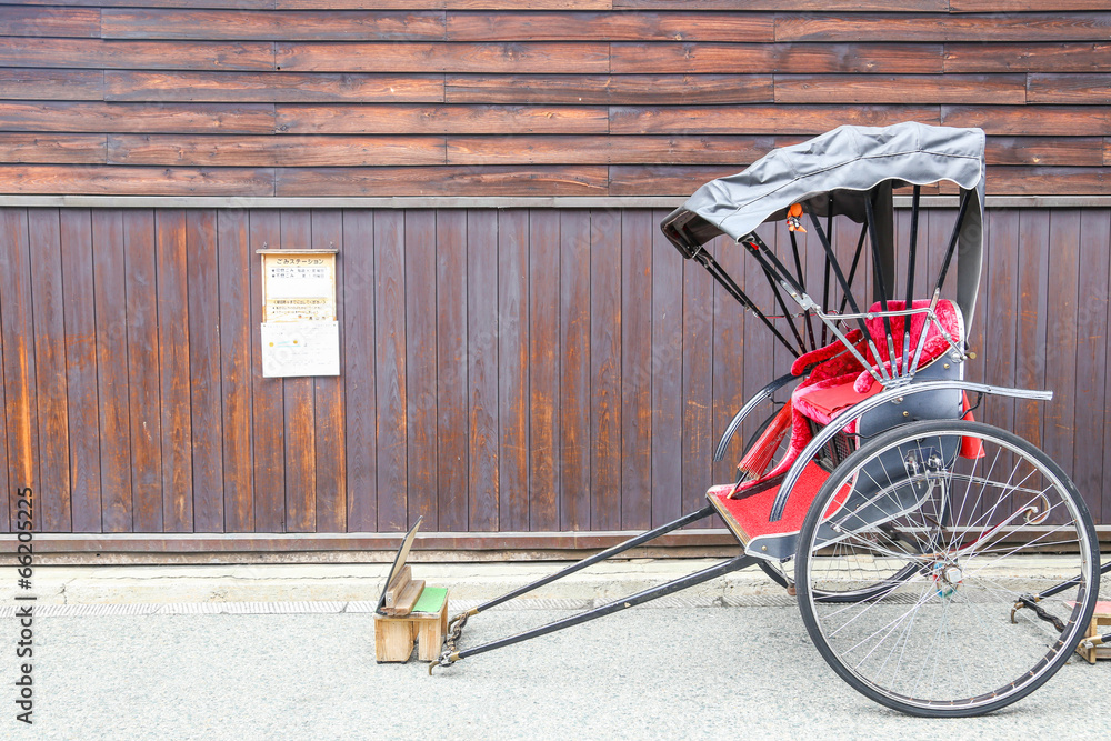 Naklejka premium rickshaw