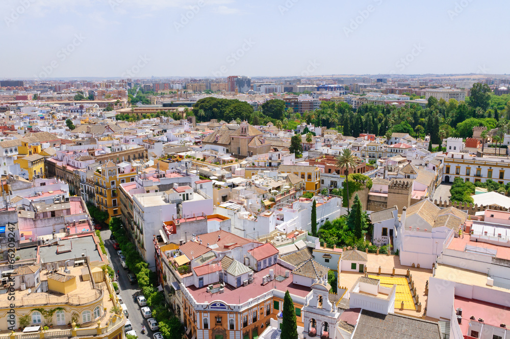 Cityscape in Sevilla, Spain