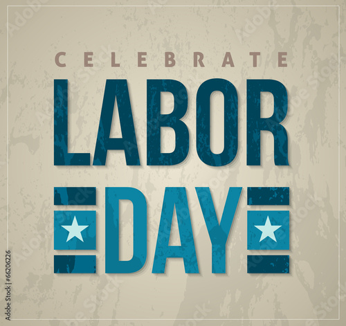 Celebrate labor day card