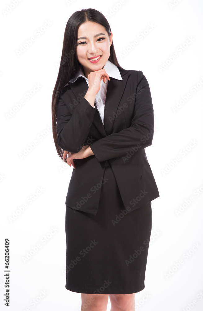 business woman. Isolated over white background business woman. Isolated over white background