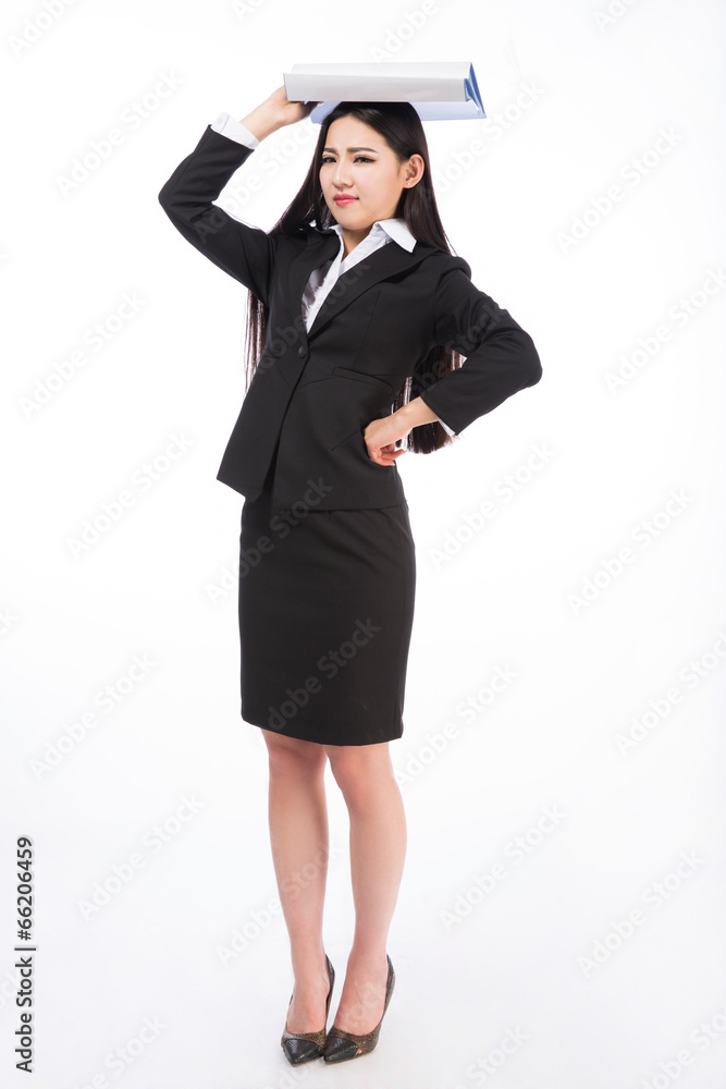 business woman. Isolated over white background business woman. Isolated over white background