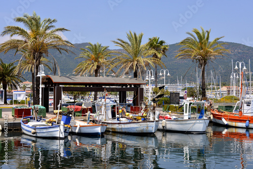 Port of Cavalaire-sur-Mer in France