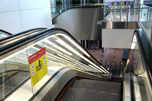 Elevator in Dubai International Airport photo