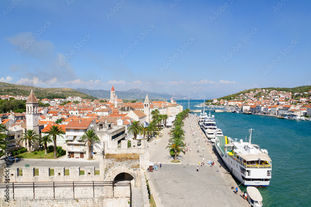 Cityscape of Trogir in Croatia