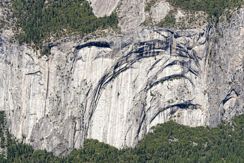 Canvas Print Sunny view of yosemite valley national park