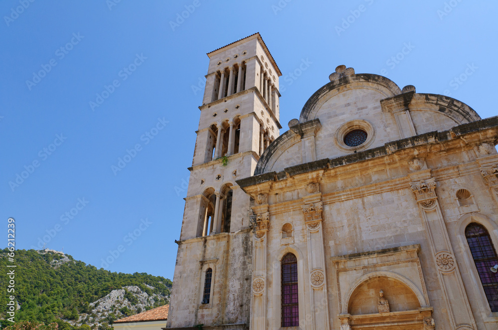 The St. Stephen’s Cathedral in Hvar, Croatia