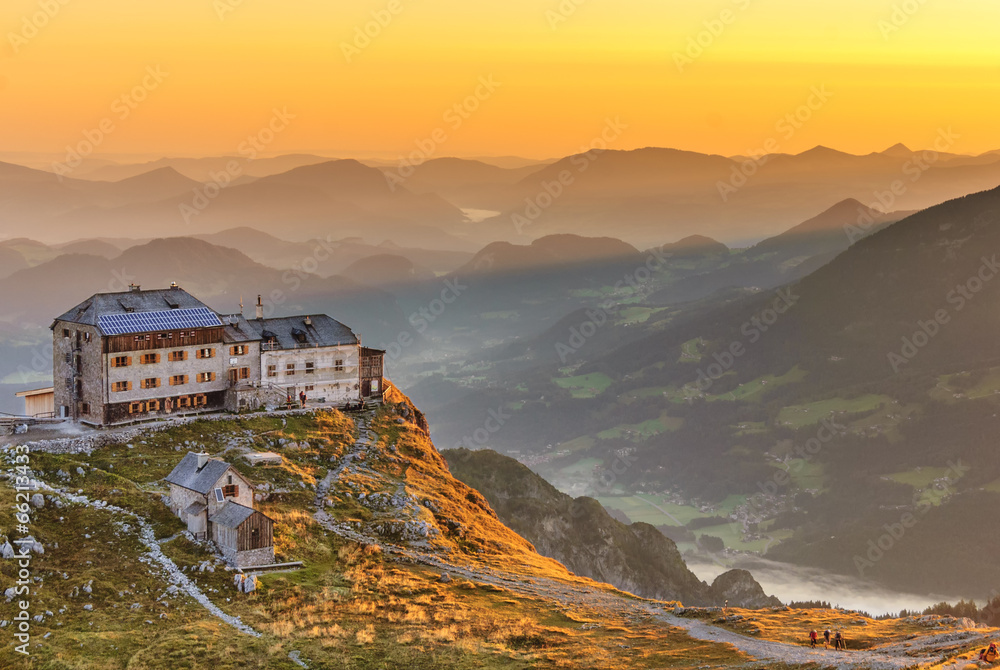 Fototapeta premium poranna sielanka na Watzmann