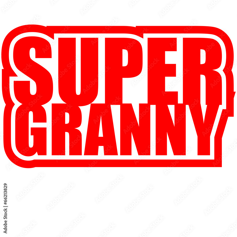 Super Granny hero Logo Super Granny hero Logo
