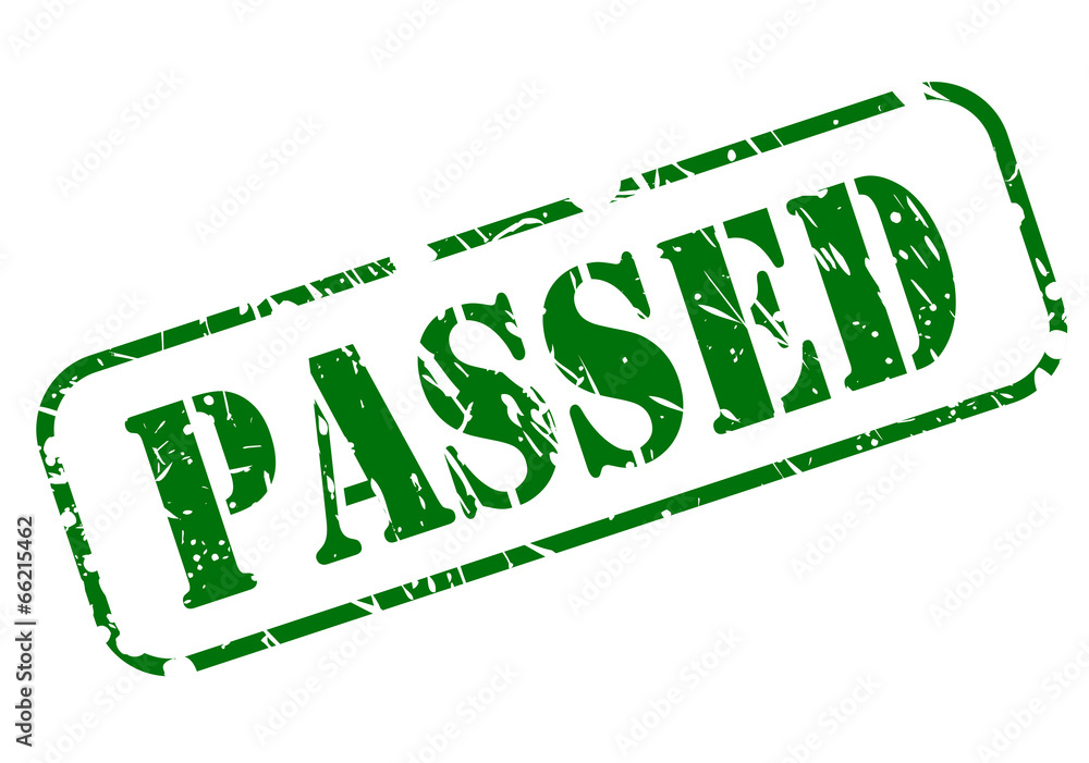Passed Stamp Passed Stamp