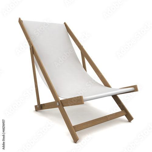 Canvas Print Beach chair