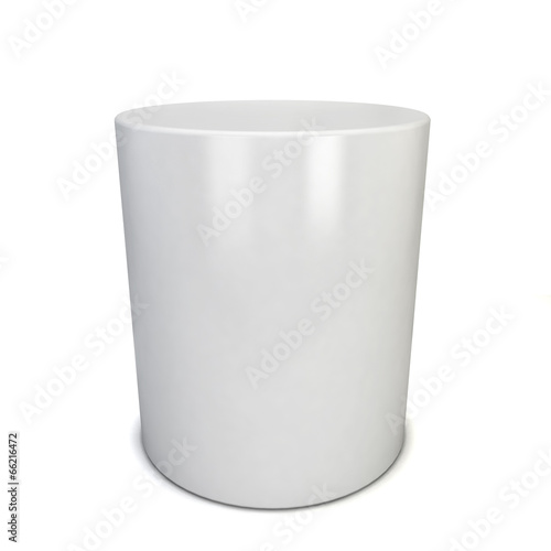 White cylinder