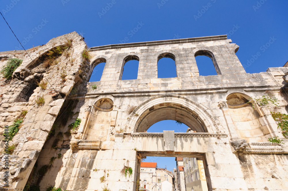 The Palace of Diocletian in Split, Croatia