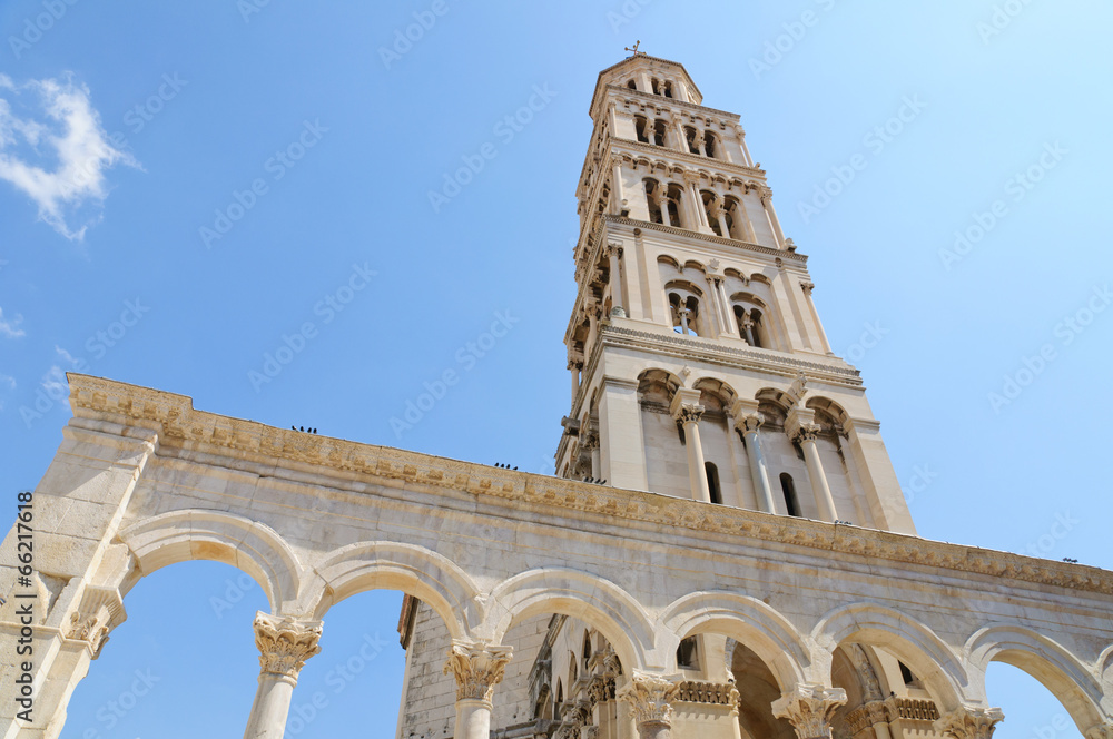 Obraz premium The Palace of Diocletian in Split, Croatia