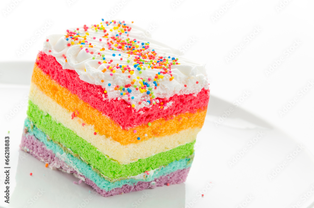Rainbow cake Rainbow cake