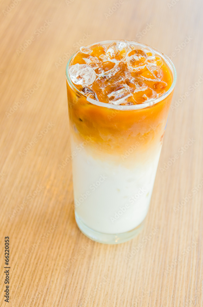 Iced latte coffee Iced latte coffee