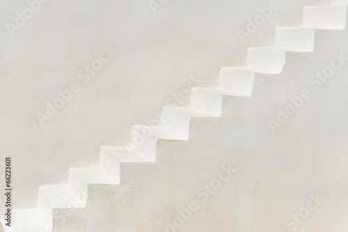 many white stairs leading to a terrace, Greece
