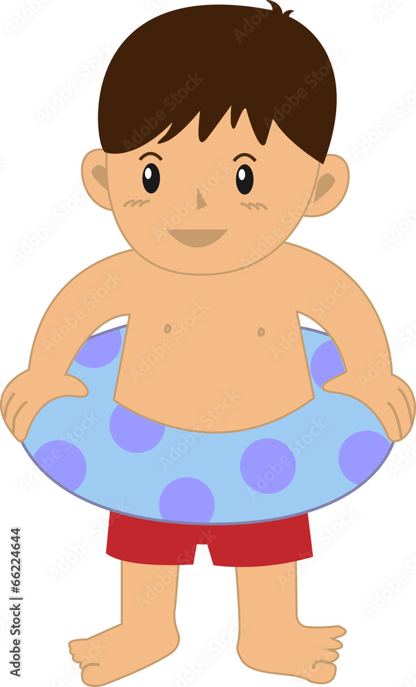 swimming kid swimming kid