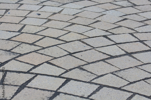 Texture of Ground with Gray Stones.