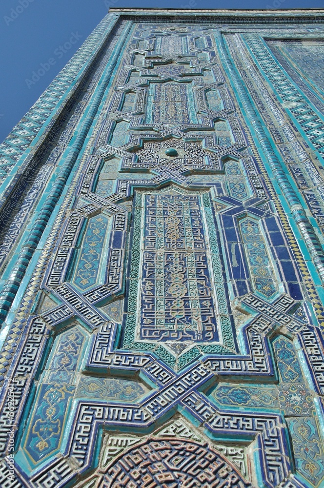 シャーヒズィンダ廟群,サマルカンド,ウズベキスタン