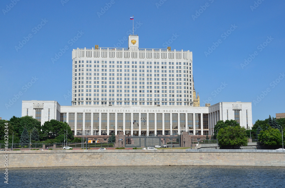 Naklejka premium Дом Правительства Российской Федерации (Белый дом)