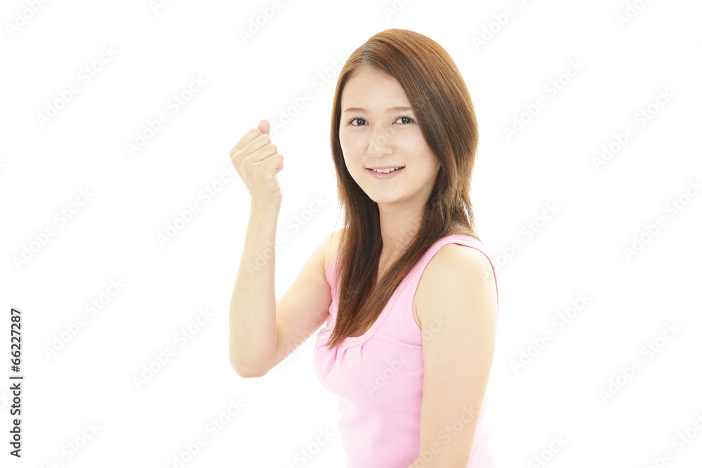 ガッツポーズの主婦 ガッツポーズの主婦