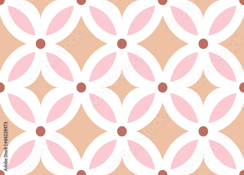 Seamless vintage earth tone pattern.
