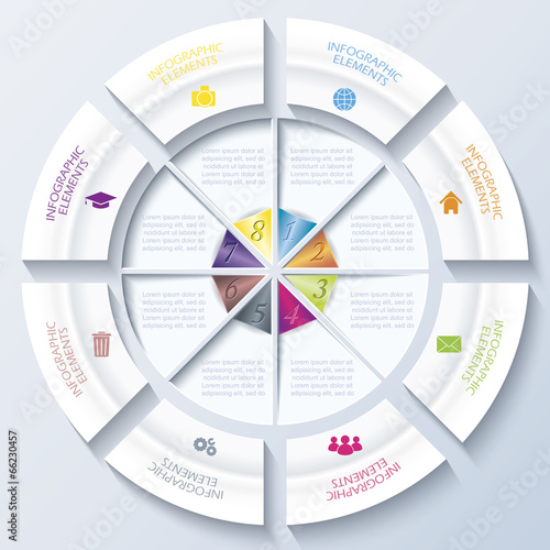 Abstract modern template for business project or presentation