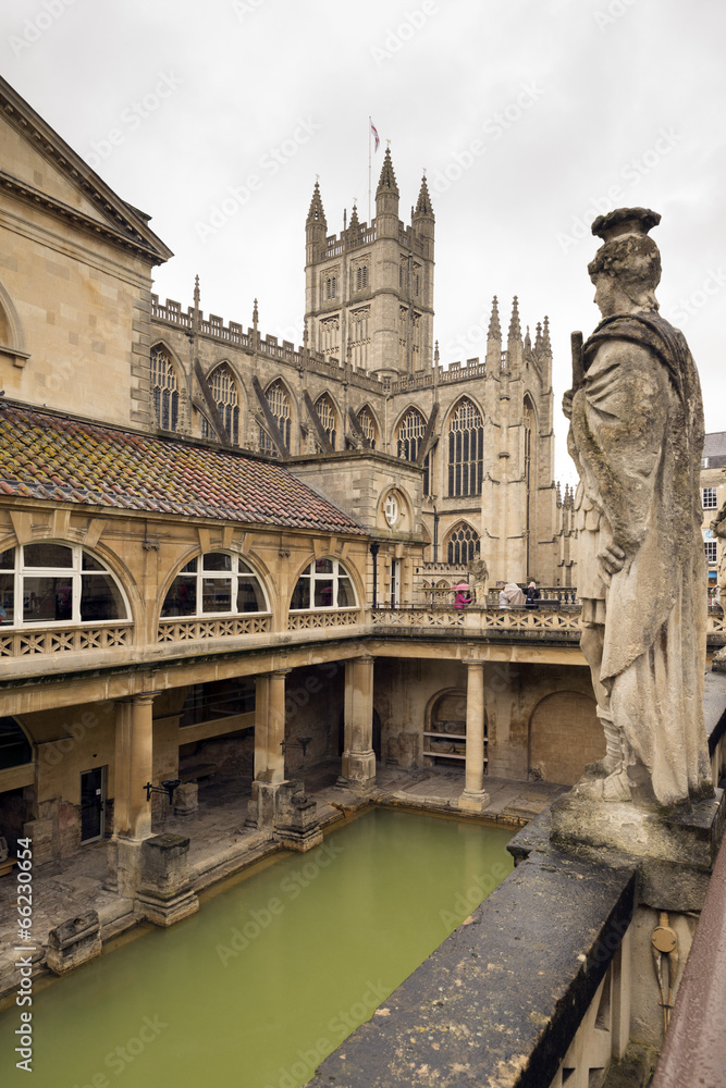 Roman Bath in England Roman Bath in England