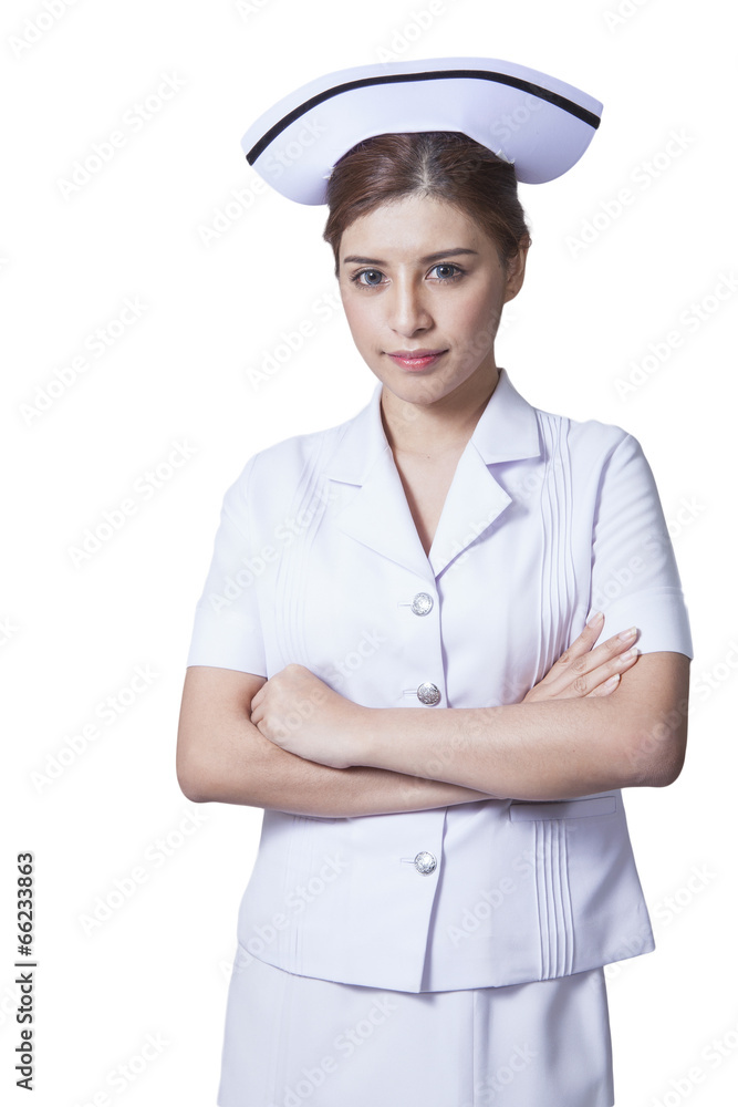 Young woman asian nurse