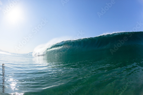 Blue Wave Swimming Water