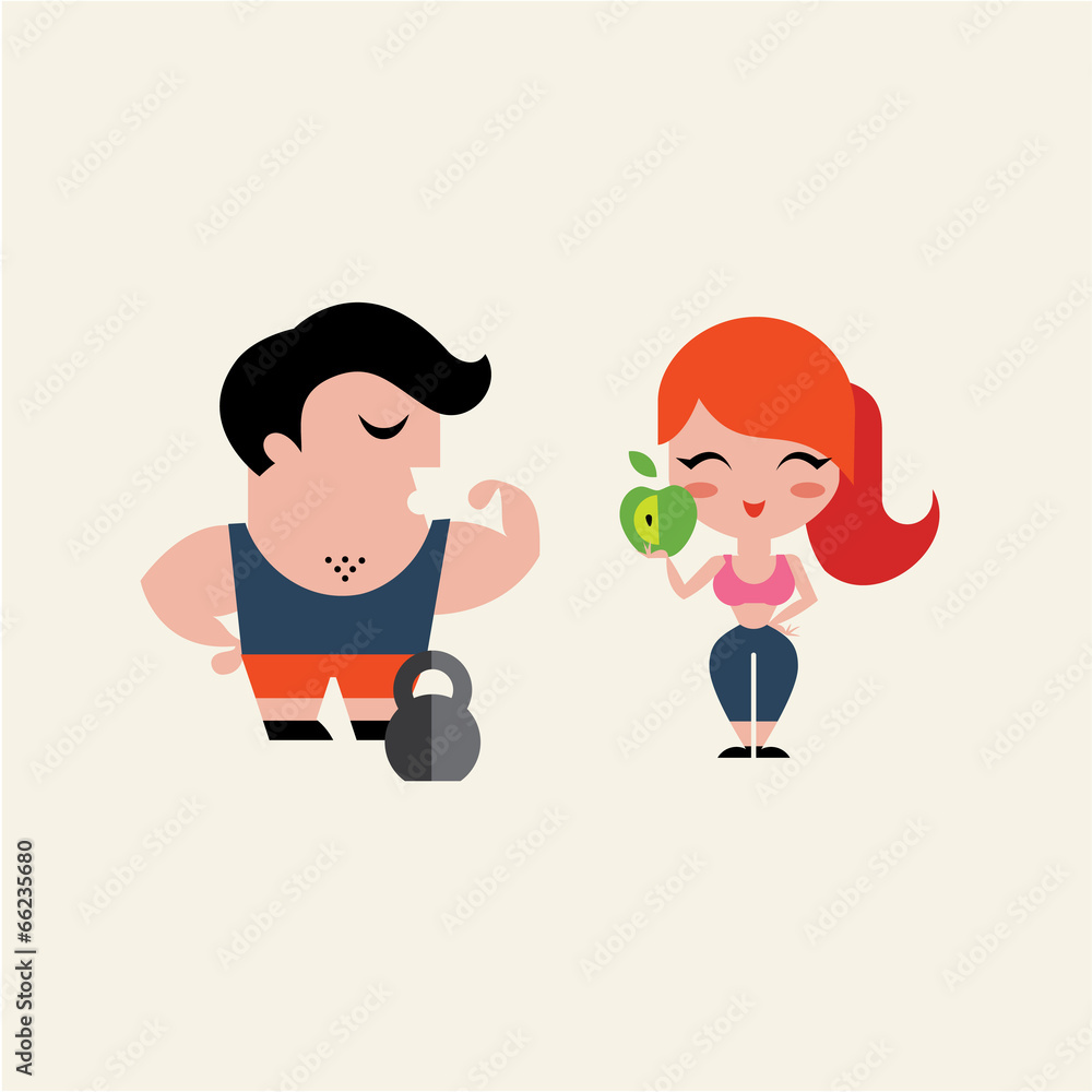 fitness illustration
