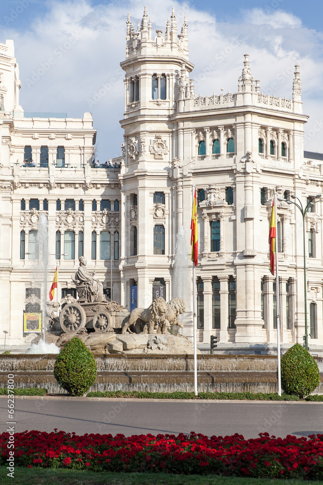 Obraz premium Cibeles square, Madrid, Spain