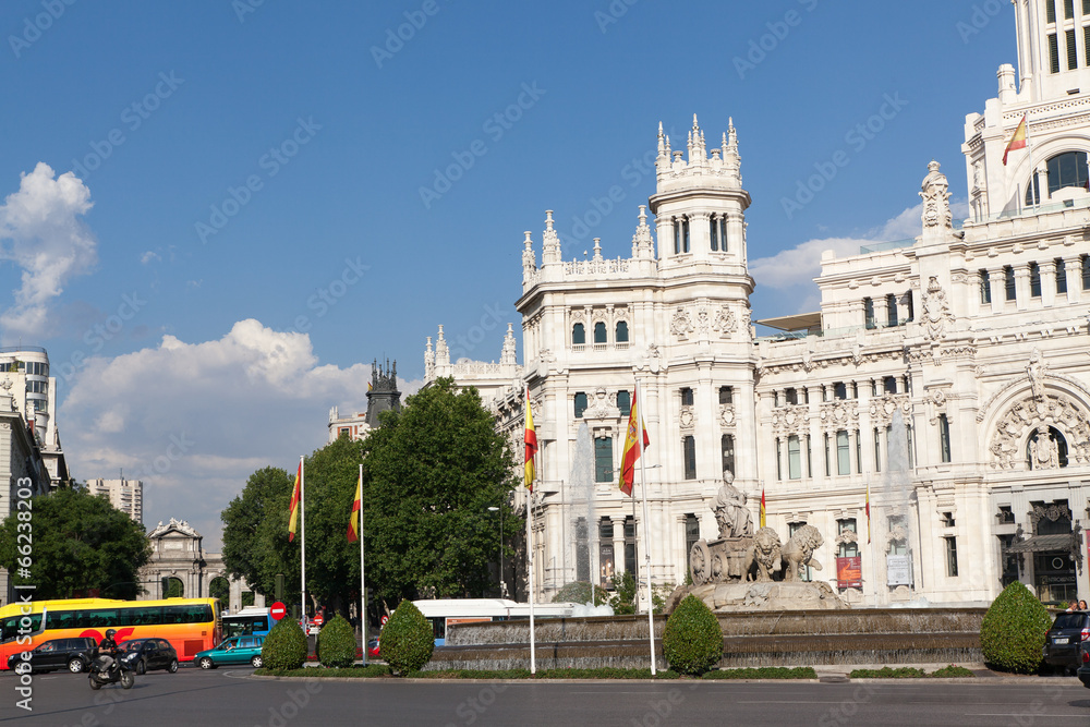Cibeles square, Madrid, Spain