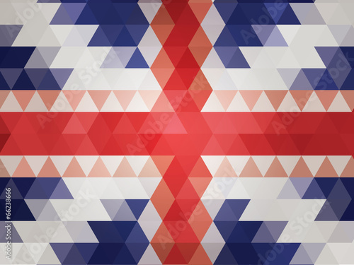 abstract United Kingdom Flag